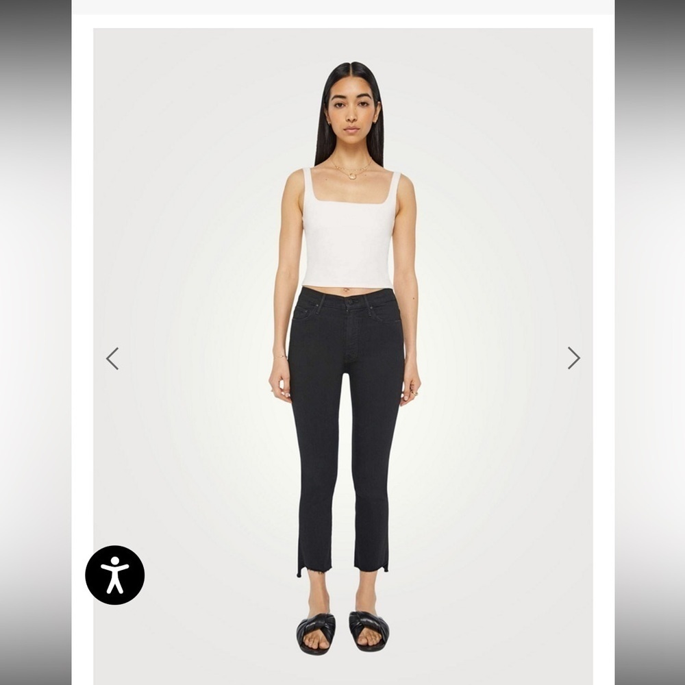 MOTHER Black bootcut Jeans